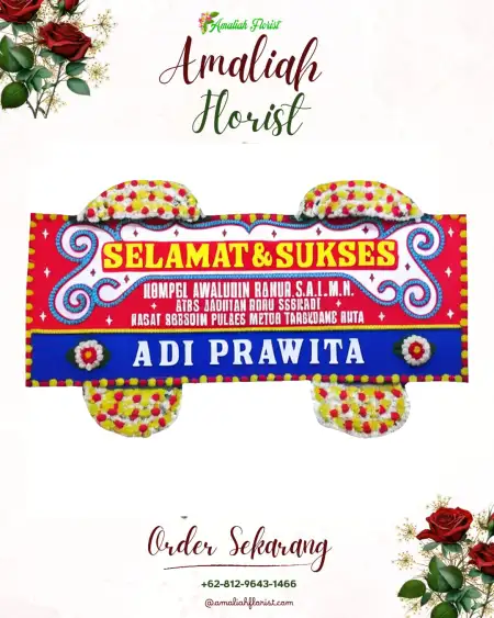 Papan Bunga Ucapan Selamat Ngreden